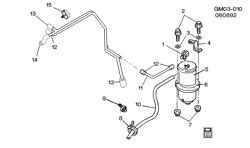 FUEL SYSTEM-EXHAUST-EMISSION SYSTEM Buick Electra 1991-1991 C VAPOR CANISTER & RELATED PARTS-V6 3.8-1(L67)
