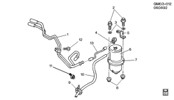 FUEL SYSTEM-EXHAUST-EMISSION SYSTEM Buick Electra 1991-1991 C VAPOR CANISTER & RELATED PARTS-V6 3.8L(L27)