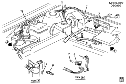 КРЕПЛЕНИЕ КУЗОВА-КОНДИЦИОНЕР-АУДИОСИСТЕМА Pontiac Grand Am 1992-1993 N A/C SYSTEM/ELECTRICAL-V6-3.3L (LG7/3.3N)