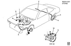 AUTOMATIC TRANSMISSION Chevrolet Cavalier 1992-1994 J BRAKE ELECTRICAL SYSTEM ANTI-LOCK