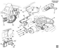 FUEL SYSTEM-EXHAUST-EMISSION SYSTEM Cadillac Fleetwood Sixty Special 1991-1993 C CRUISE CONTROL-V8 4.9L (4.9B)(L26)