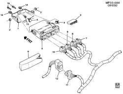 FUEL SYSTEM-EXHAUST-EMISSION SYSTEM Chevrolet Camaro 1993-1993 F P.C.M. MODULE & WIRING HARNESS (LT1/5.7P)