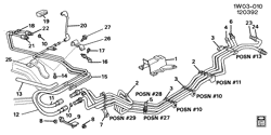 FUEL SYSTEM-EXHAUST-EMISSION SYSTEM Chevrolet Lumina 1992-1992 W FUEL SUPPLY SYSTEM-ENGINE PARTS & FUEL LINES(LR8/2.5R)