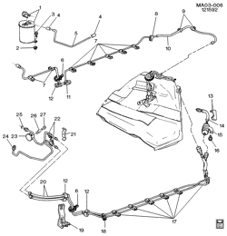 FUEL SYSTEM-EXHAUST-EMISSION SYSTEM Buick Century 1993-1993 A FUEL SUPPLY SYSTEM (LG7)