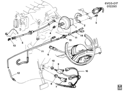 FUEL SYSTEM-EXHAUST-EMISSION SYSTEM Cadillac Allante 1990-1990 V CRUISE CONTROL-V8