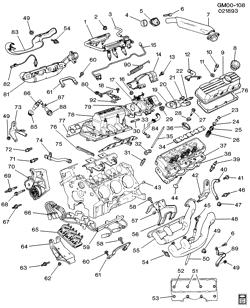 MOTOR 4 CILINDROS Buick Century 1989-1991 A ENGINE ASM-3.3L V6 PART 2 (LG7/3.3N)