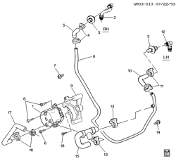 FUEL SYSTEM-EXHAUST-EMISSION SYSTEM Chevrolet Caprice 1994-1994 B A.I.R. PUMP & RELATED PARTS