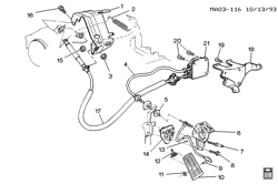 FUEL SYSTEM-EXHAUST-EMISSION SYSTEM Buick Century 1994-1996 A ACCELERATOR CONTROL-V6 (L82/3.1M)