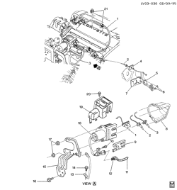FUEL SYSTEM-EXHAUST-EMISSION SYSTEM Chevrolet Corvette 1994-1994 Y ACCELERATOR CONTROL-V8(LT1)(2ND DES)