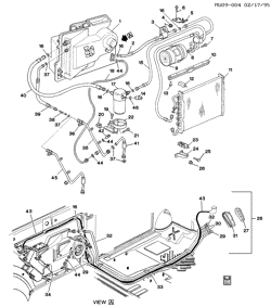 BODY MOUNTING-AIR CONDITIONING-AUDIO/ENTERTAINMENT Chevrolet Lumina APV 1992-1993 U A/C REFRIGERATION SYSTEM (LG6/3.1D)(C34)