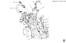 FUEL SYSTEM-EXHAUST-EMISSION SYSTEM Cadillac Eldorado 1995-1995 EK E.G.R. VALVE & RELATED PARTS (LD8/4.6Y,L37/4.6-9)(1ST DES)