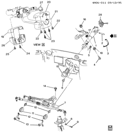 FRONT SUSPENSION-STEERING Buick Somerset 1994-1995 N STEERING SYSTEM & RELATED PARTS