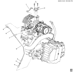 BRAKES Buick Riviera 1996-1996 G MODULATOR PIPE/AUTOMATIC TRANSMISSION-V6 (L67/3.8-1)