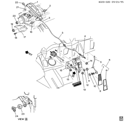 FUEL SYSTEM-EXHAUST-EMISSION SYSTEM Buick Riviera 1995-1995 G ACCELERATOR CONTROL-V6 (L67/3.8-1)