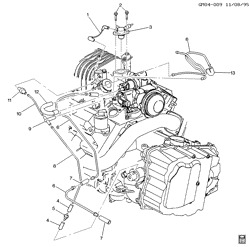 FREINS Buick Park Avenue 1996-1996 C MODULATOR PIPE/AUTOMATIC TRANSMISSION-V6 3.8-1(L67)
