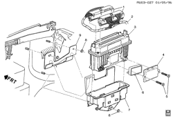 FUEL SYSTEM-EXHAUST-EMISSION SYSTEM Pontiac Trans Sport 1996-1996 U P.C.M. MODULE & WIRING HARNESS (LA1/3.4E)