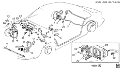 AUTOMATIC TRANSMISSION Buick Lesabre 1996-1999 H BRAKE SYSTEM/ANTILOCK(JM4)