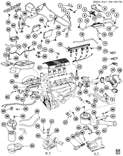 FUEL SYSTEM-EXHAUST-EMISSION SYSTEM Buick Somerset 1989-1989 N EMISSION CONTROLS-L4 (LD2/2.3D)