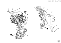 AUTOMATIC TRANSMISSION Chevrolet Venture APV 1997-1998 U A/TRANS OIL INDICATOR & MODULATOR PIPE (M13)