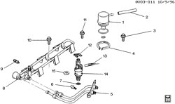 FUEL SYSTEM-EXHAUST-EMISSION SYSTEM Cadillac Catera 1997-2001 V FUEL INJECTION SYSTEM