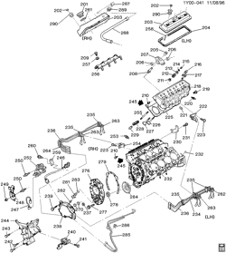 MOTOR 8 CILINDROS Chevrolet Corvette 1996-1996 Y ENGINE ASM-5.7L V8 PART 2 CYLINDER HEAD AND RELATED PARTS (LT4/5.7-5)