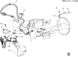 FREINS Buick Lesabre 1996-1999 H SHIFT CONTROL/AUTOMATIC TRANSMISSION COLUMN