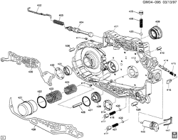 АВТОМАТИЧЕСКАЯ КОРОБКА ПЕРЕДАЧ Chevrolet Monte Carlo 1997-1998 W AUTOMATIC TRANSMISSION (M15) PART 5 (4T65-E) CHANNEL PLATE
