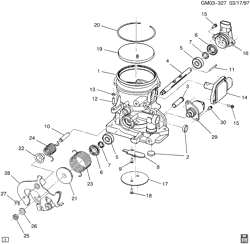 FUEL SYSTEM-EXHAUST-EMISSION SYSTEM Buick Century 1998-1998 W THROTTLE BODY (L36/3.8K)