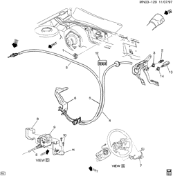 FUEL SYSTEM-EXHAUST-EMISSION SYSTEM Chevrolet Malibu 1999-1999 N CRUISE CONTROL (L82/3.1M)