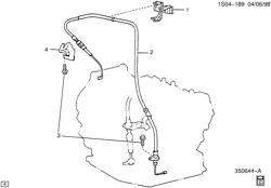 5-СКОРОСТНАЯ МЕХАНИЧЕСКАЯ КОРОБКА ПЕРЕДАЧ Chevrolet Prizm 1998-2002 S AUTOMATIC TRANSAXLE THROTTLE CABLE(MS7)