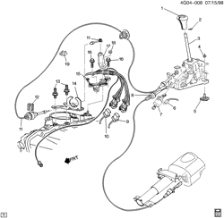 TRANSMISSÃO MANUAL 6 MARCHAS Buick Riviera 1995-1996 G SHIFT CONTROL/AUTOMATIC TRANSMISSION FLOOR(D55)