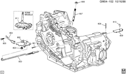 FREIOS Buick Lesabre 2000-2004 H AUTOMATIC TRANSMISSION (MN3) PART 7 (4T65-E) MANUAL SHAFT & PARK SYSTEM