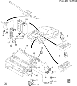 FUEL SYSTEM-EXHAUST-EMISSION SYSTEM Chevrolet Storm 1990-1991 RT EMISSION CONTROLS PART 1 (1.6-5)(LW0)