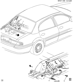 РАМЫ-ПРУЖИНЫ - АМОРТИЗАТОРЫ - БАМПЕРЫ Buick Lesabre 2000-2005 H SUSPENSION CONTROLS/ELECTRONIC (JL4)