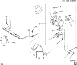 FUEL SYSTEM-EXHAUST-EMISSION SYSTEM Chevrolet Prizm 1999-2002 S FUEL INJECTION SYSTEM PART 1 (1.8-8)(LV6)