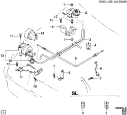 FUEL SYSTEM-EXHAUST-EMISSION SYSTEM Chevrolet Prizm 1989-1992 S CRUISE CONTROL PART 1 (K34)