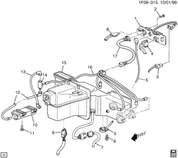 BODY MOUNTING-AIR CONDITIONING-AUDIO/ENTERTAINMENT Chevrolet Camaro 1993-2002 F A/C CONTROL SYSTEM (C60)