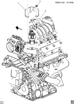 FUEL SYSTEM-EXHAUST-EMISSION SYSTEM Cadillac Seville 2000-2005 K E.G.R. VALVE & RELATED PARTS