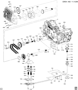 ТОРМОЗА Buick Century 1997-2003 W AUTOMATIC TRANSMISSION (MN7) PART 3 (4T65-E) DRIVE LINK