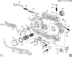 BOÎTE DE VITESSES AUTOMATIQUE Buick Lesabre 1999-1999 H AUTOMATIC TRANSMISSION (MN3) PART 5 (4T65-E) CHANNEL PLATE