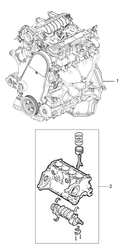 4-CYLINDER ENGINE Chevrolet S10 - Regular Cab (New Model) 2012-2016 2L03-43 ENGINE ASM & PARTIAL ENGINE (LP8)