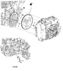 6-CYLINDER ENGINE Chevrolet TrailBlazer (31UX - Thailand) 2013-2017 2L,2S06-43 ENGINE ASM-3.6L V6 (FLYWHEEL)(LY7,LFX)