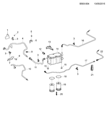 FUEL-EXHAUST-CARBURETION Chevrolet S10 - Crew Cab (New Model) 2012-2017 2L03-43 FUEL SUPPLY SYSTEM (LWH,LWN)