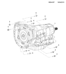 AUXILIARY TRANSMISSION Chevrolet Colorado (Thailand) Crew CAB /2WD /4WD 2012-2017 2L,2S03-06-43-53 AUTOMATIC TRANSMISSION ASSEMBLY (MYB,NQV)