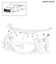 BODY MOUNTING-AIR CONDITIONING-INSTRUMENT CLUSTER Chevrolet Colorado (Thailand) Crew CAB /2WD /4WD 2012-2017 2L,2S03-06-43-53 SENSOR/TEMPERATURE