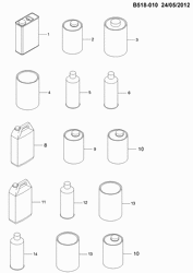 FLUIDS-CAPACITIES-ELECTRICAL CONNECTORS Chevrolet Colorado (Thailand) Crew CAB /2WD /4WD 2012-2015 2L03-43-53 FLUID AND LUBRICANT RECOMMENDATIONS