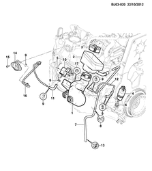 ТОПЛИВО-ВЫХЛОП-КАРБЮРАЦИЯ Chevrolet Spin 2013-2017 JP75 FUEL INJECTION SYSTEM (LMD,LI3)