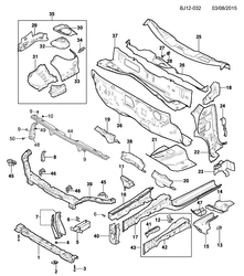 BODY MOLDINGS-SHEET METAL-REAR COMPARTMENT HARDWARE-ROOF HARDWARE Chevrolet Spin (Indonesia) 2014-2015 JK,JP75 SHEET METAL/BODY PART 1 ENGINE COMPARTMENT