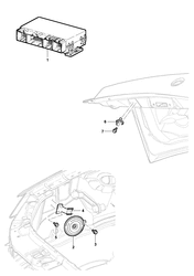 ЭЛЕКТРОПРОВОДКА ШАССИ - ЛАМПЫ Chevrolet Celta 2001-2010 R08-48-69 ALARM SYSTEM/ANTI THEFT & POWER DOOR LOCKS