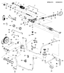 SUSPENSION AVANT-VOLANT Chevrolet Prisma 2011-2012 R STEERING HYDRAULIC SYSTEM- COMPONENTS(N40,C60)